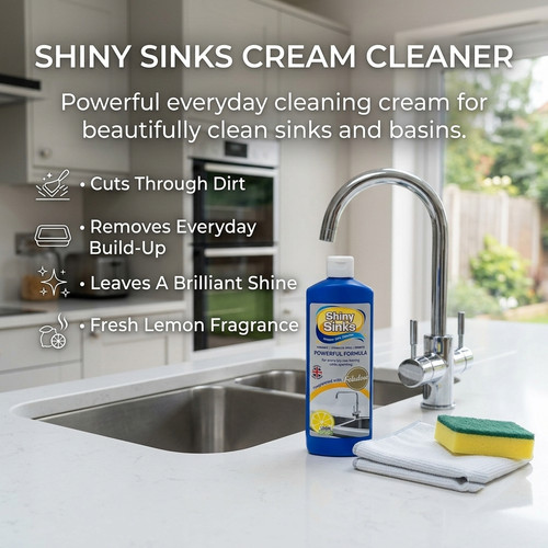 Shiny sinks cream - cream, cleaner