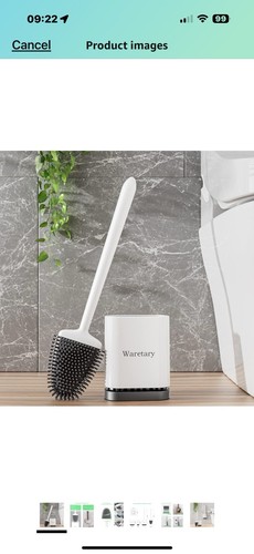 Toilet brush holder set - brush,